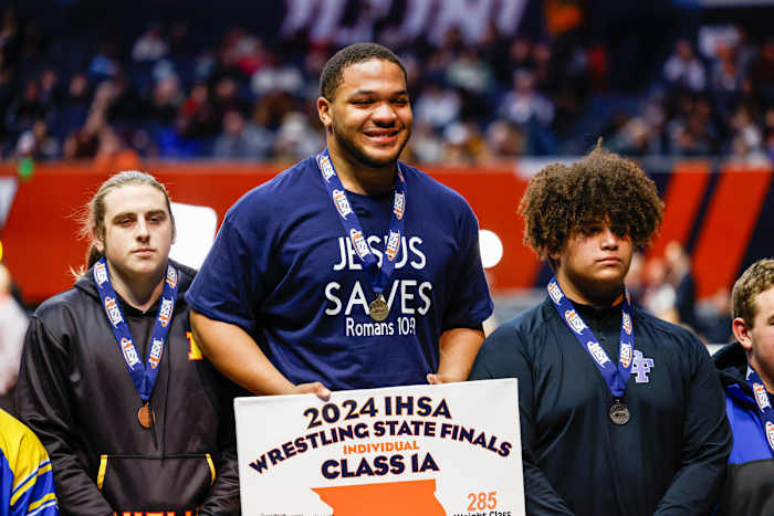 Illinois wrestling championships February 17 2024 Nate Latsch 25977